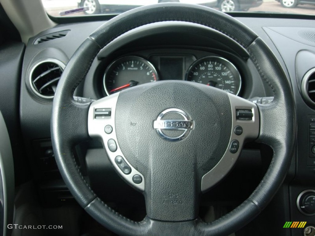 2011 Rogue SL AWD - Platinum Graphite / Black photo #15