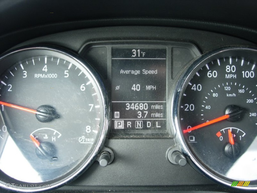 2011 Rogue SL AWD - Platinum Graphite / Black photo #16