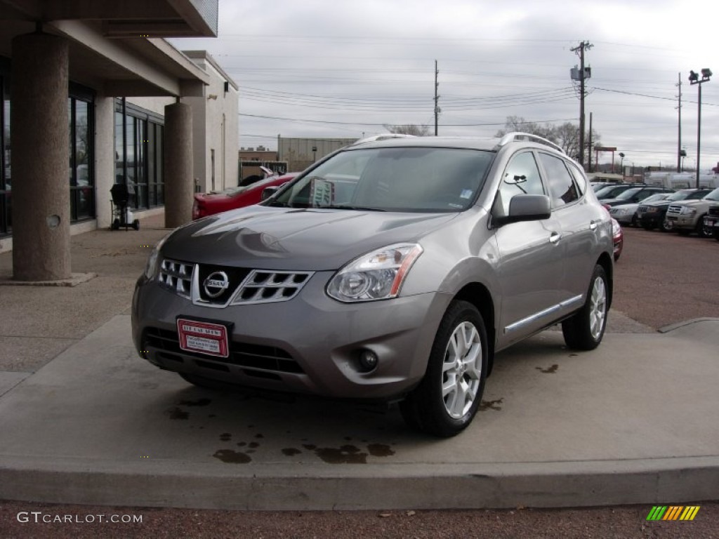 2011 Rogue SL AWD - Platinum Graphite / Black photo #18