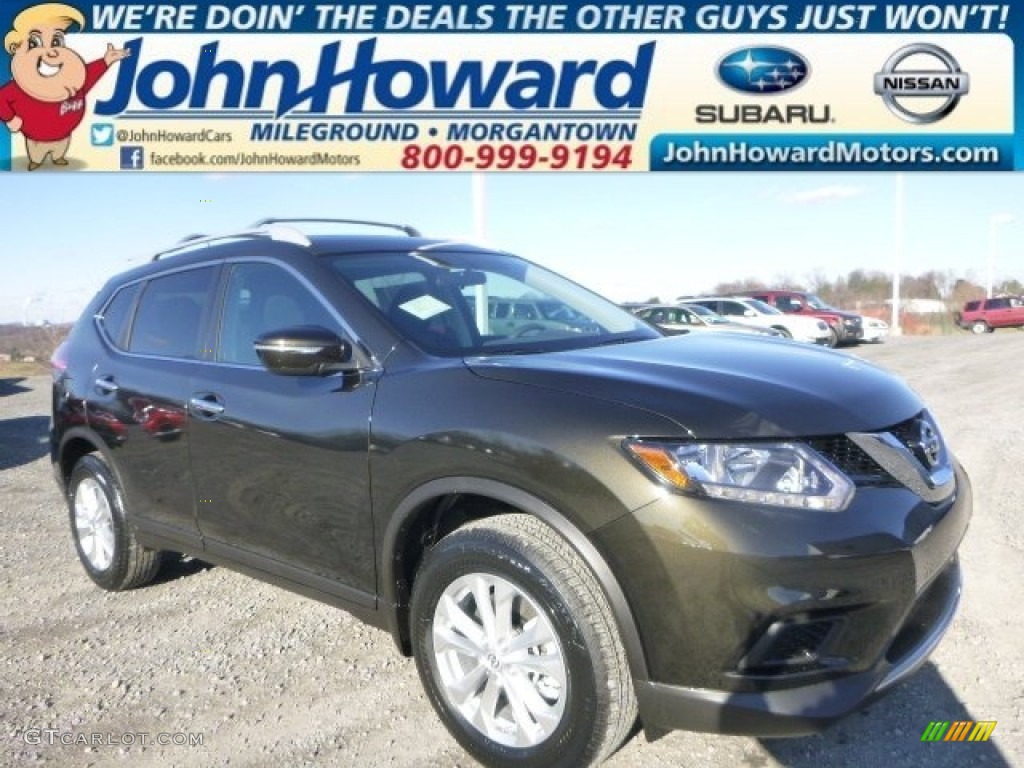 2015 Rogue SV AWD - Midnight Jade / Charcoal photo #1