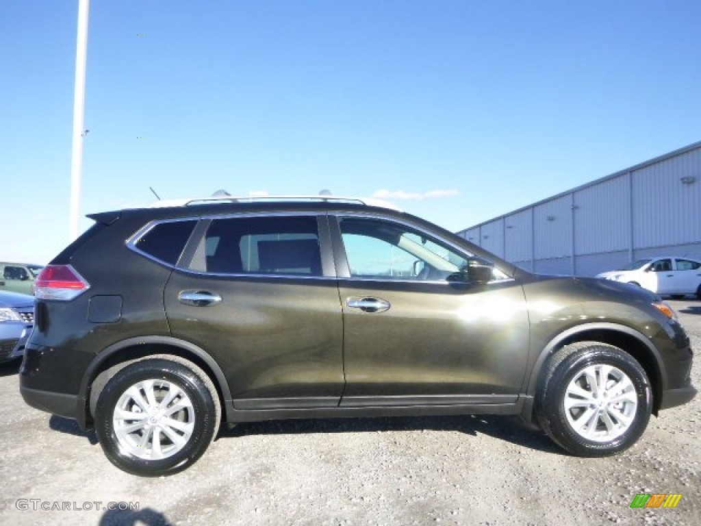 2015 Rogue SV AWD - Midnight Jade / Charcoal photo #2