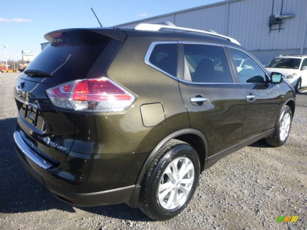 2015 Rogue SV AWD - Midnight Jade / Charcoal photo #3