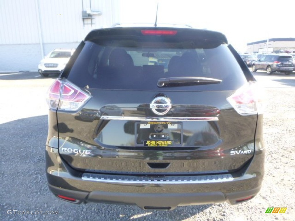 2015 Rogue SV AWD - Midnight Jade / Charcoal photo #4