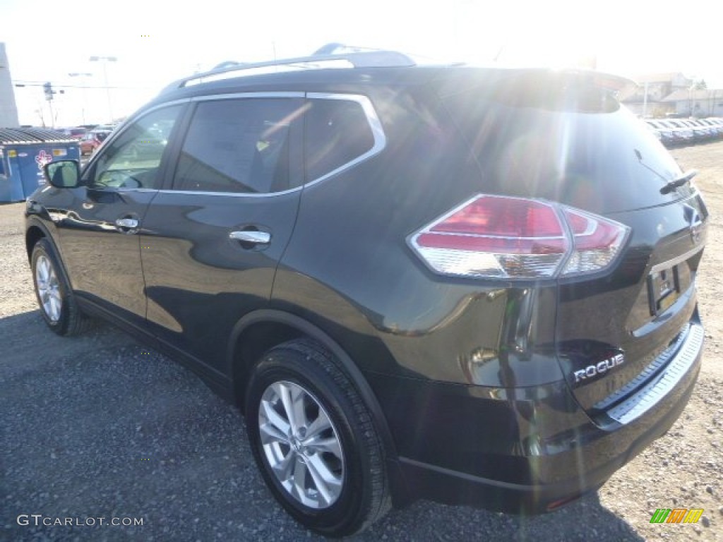 2015 Rogue SV AWD - Midnight Jade / Charcoal photo #5