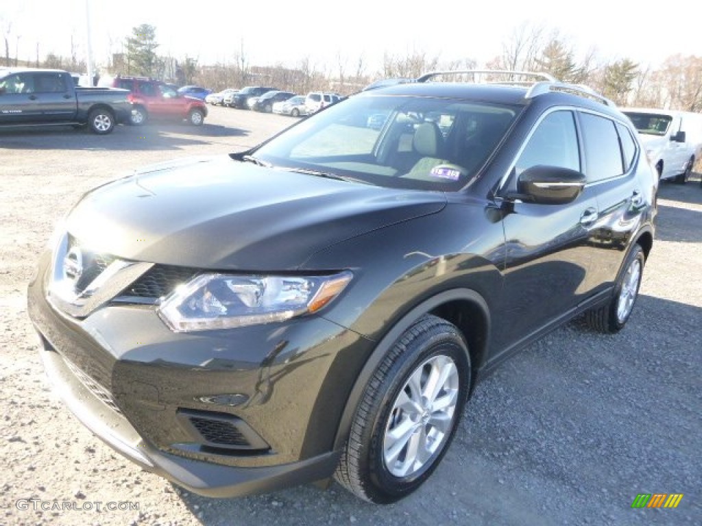 2015 Rogue SV AWD - Midnight Jade / Charcoal photo #7