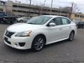 2013 Aspen White Nissan Sentra SR  photo #1