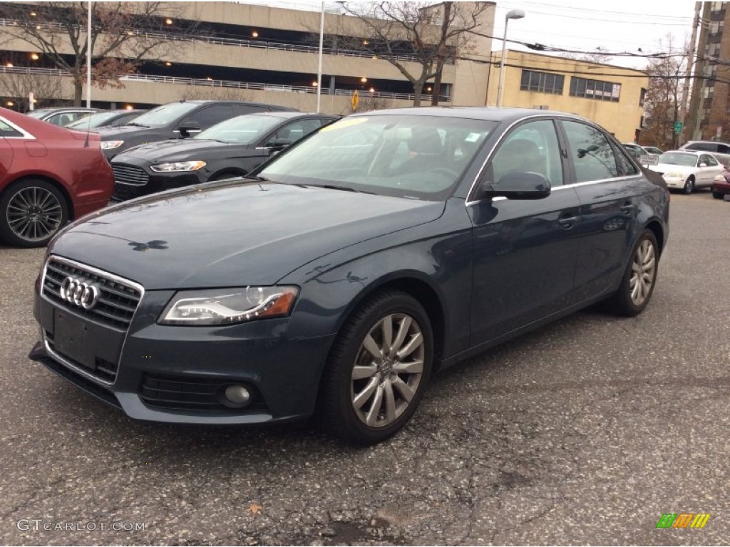 2011 A4 2.0T quattro Sedan - Deep Sea Blue Pearl / Black photo #1