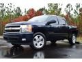 Dark Blue Metallic 2007 Chevrolet Silverado 1500 LTZ Crew Cab 4x4 Exterior