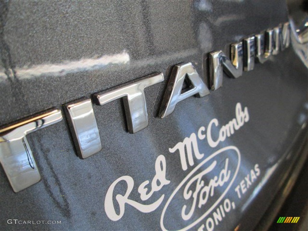 2015 Fiesta Titanium Sedan - Magnetic Metallic / Charcoal Black photo #6