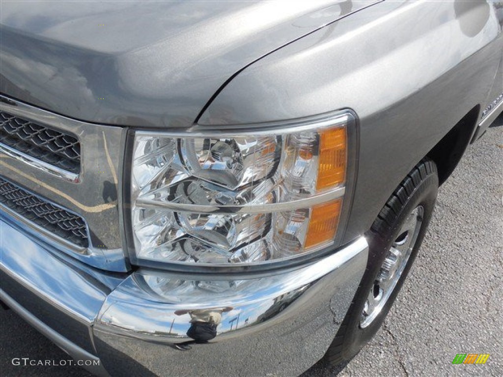 2013 Silverado 1500 LS Extended Cab - Graystone Metallic / Dark Titanium photo #4