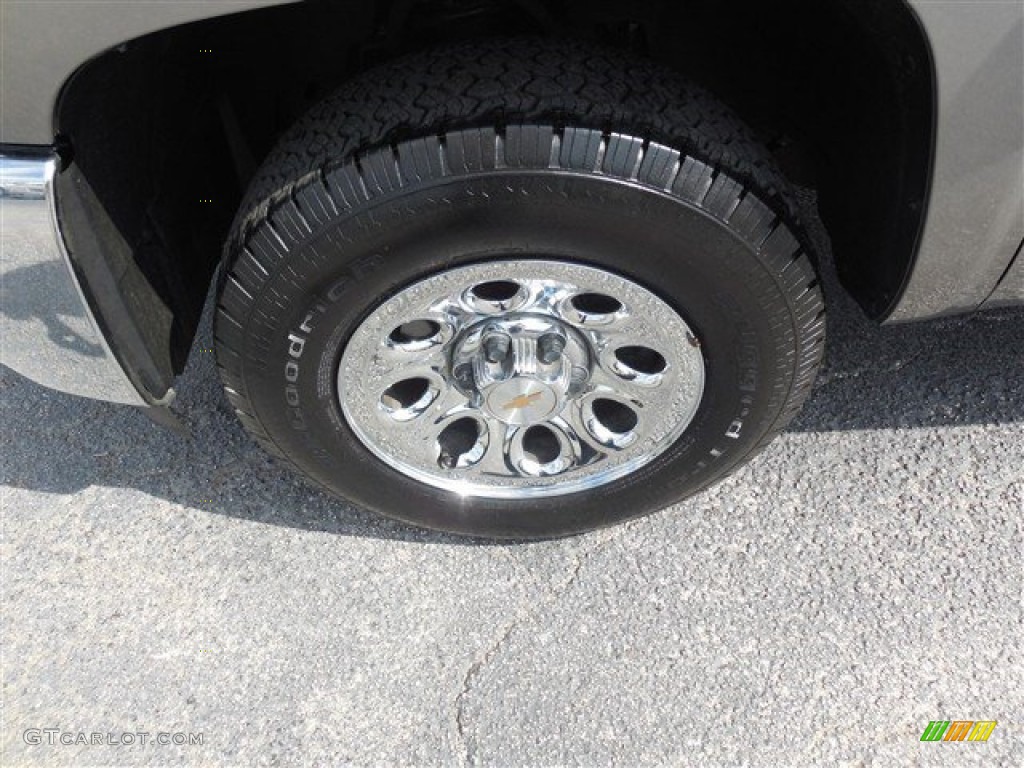 2013 Silverado 1500 LS Extended Cab - Graystone Metallic / Dark Titanium photo #5