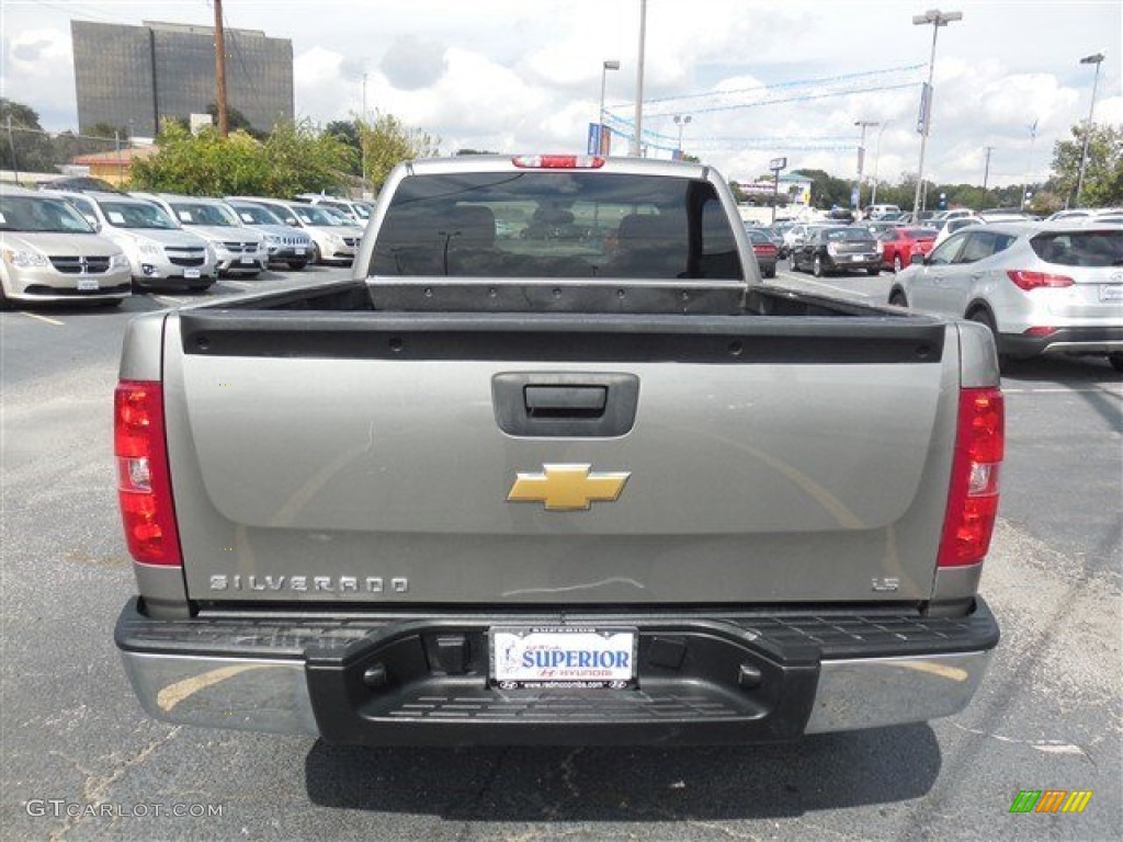 2013 Silverado 1500 LS Extended Cab - Graystone Metallic / Dark Titanium photo #8