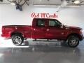 2015 Ruby Red Ford F250 Super Duty Lariat Crew Cab 4x4  photo #9