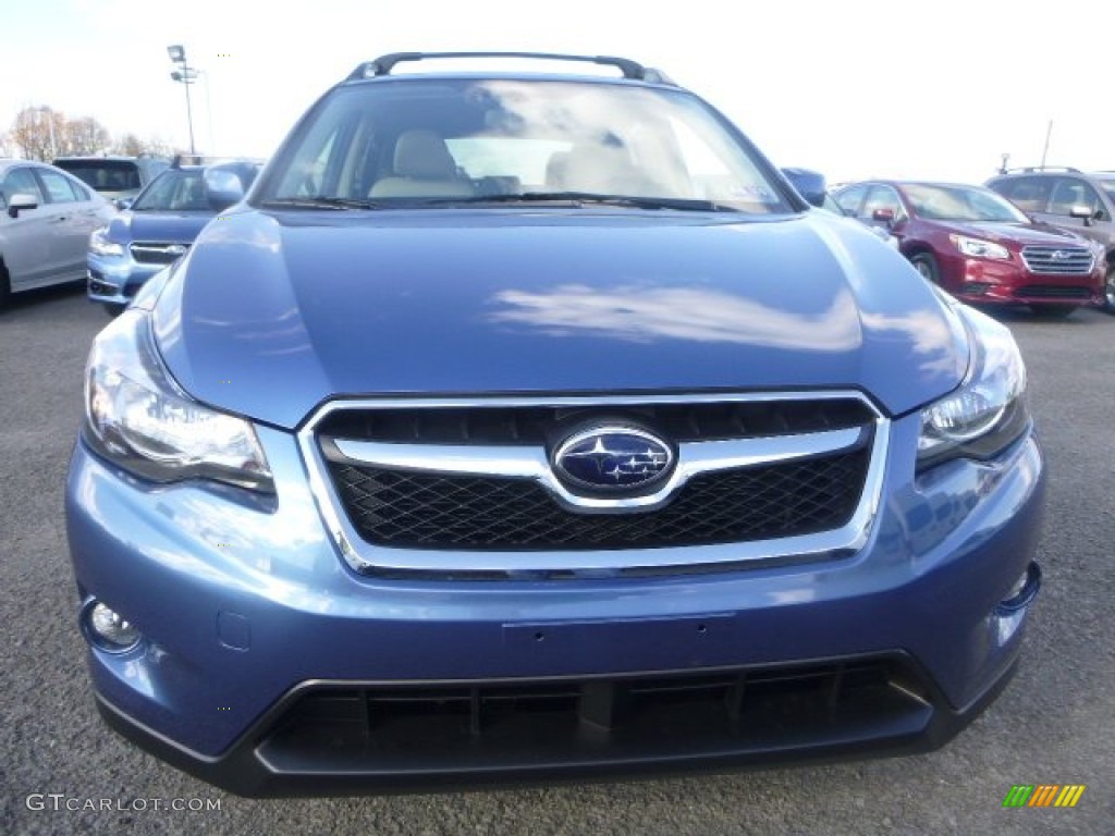 2014 XV Crosstrek 2.0i Limited - Quartz Blue Pearl / Ivory photo #8