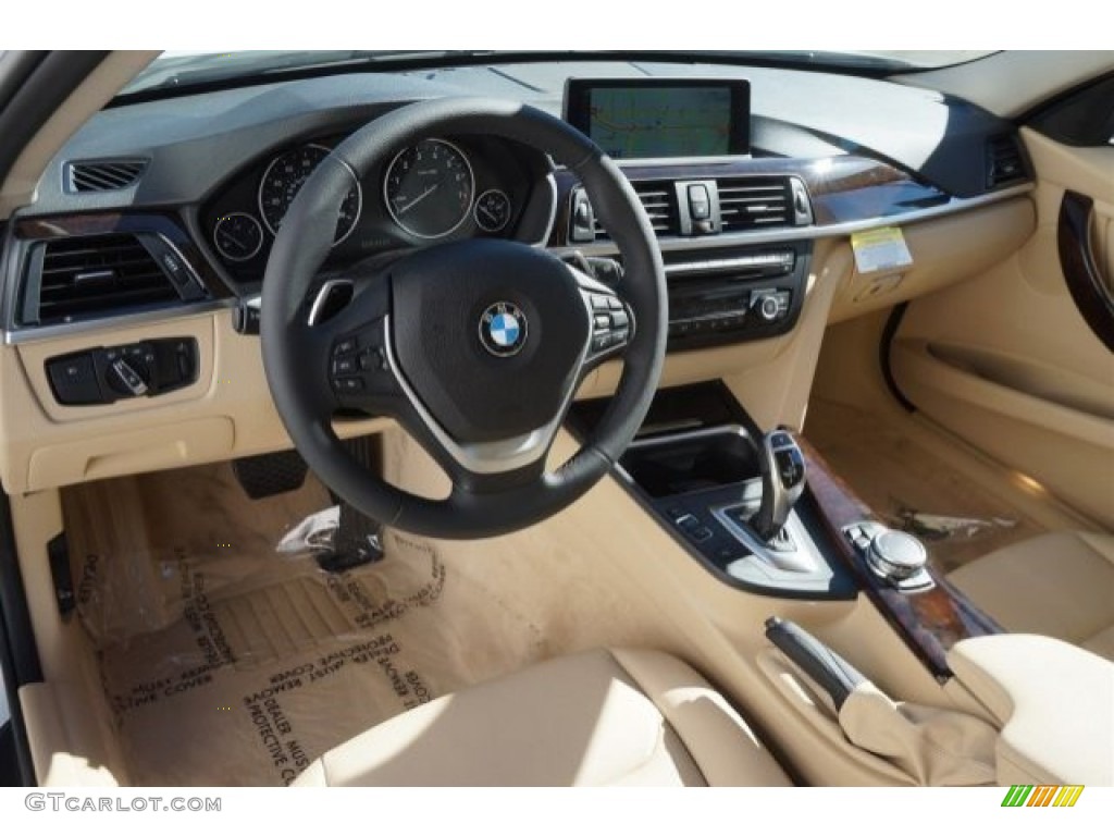 2015 3 Series 328i xDrive Sports Wagon - Alpine White / Venetian Beige photo #6