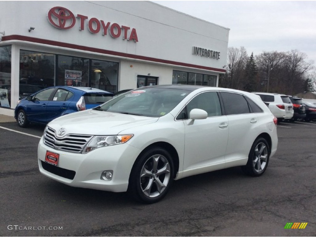 2012 Venza Limited AWD - Blizzard White Pearl / Ivory photo #1