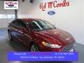 2014 Ruby Red Ford Fusion Titanium  photo #1