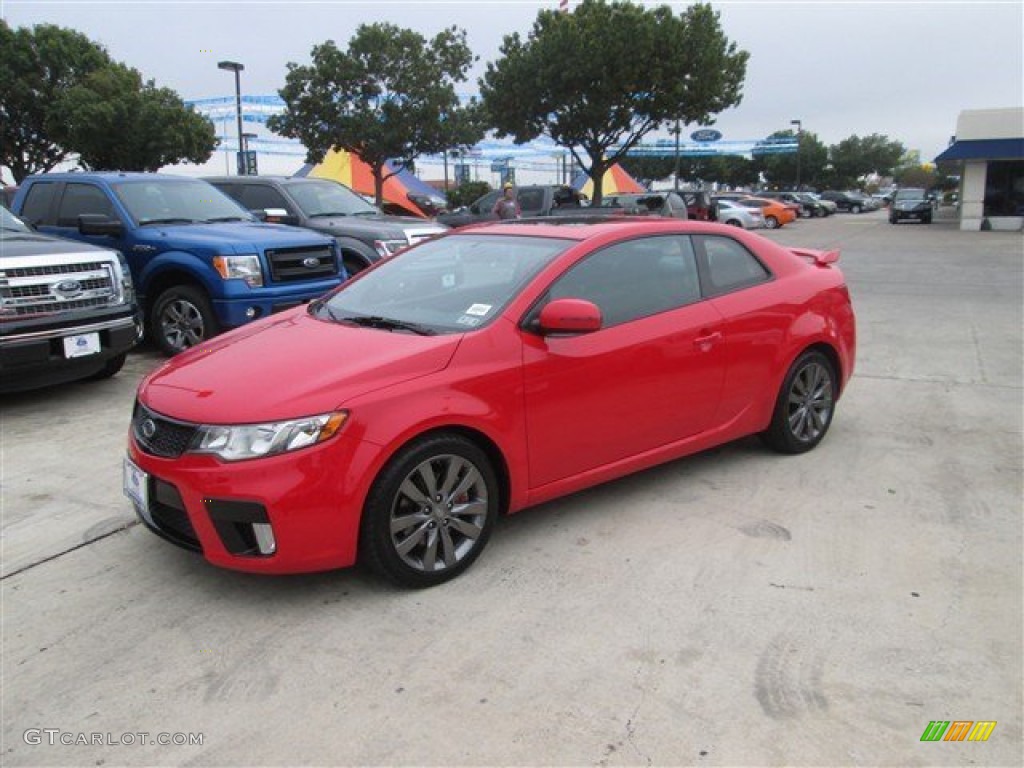 Racing Red 2011 Kia Forte Koup SX Exterior Photo #99473066