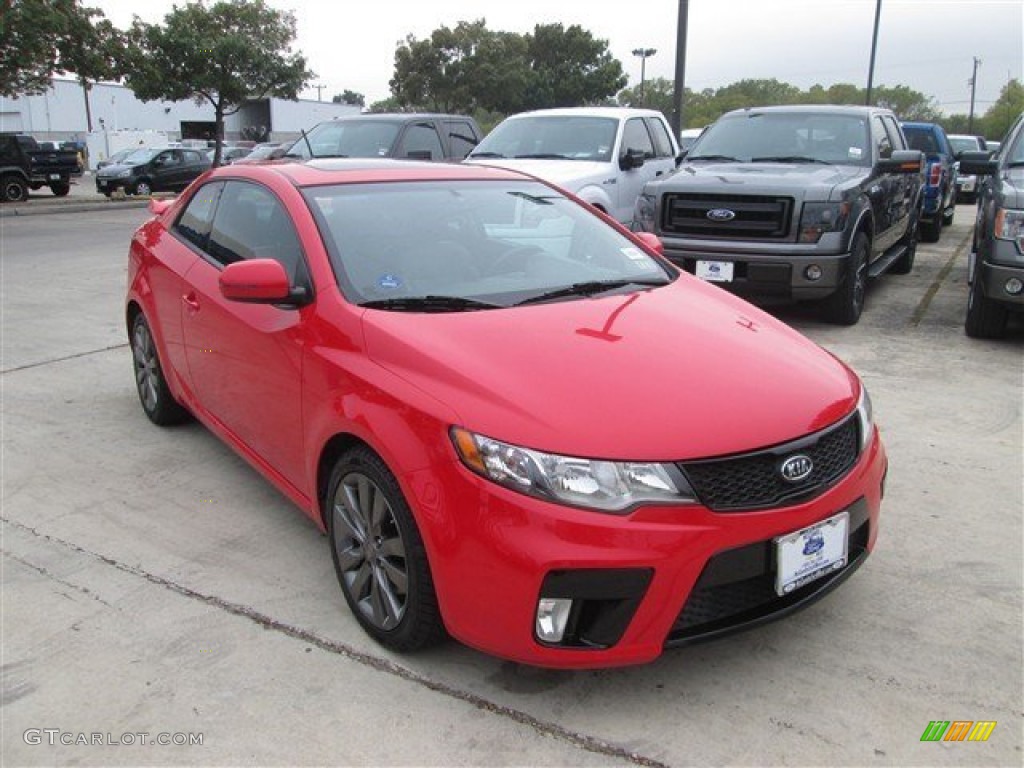 2011 Forte Koup SX - Racing Red / Black Sport photo #9