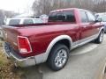 2015 Deep Cherry Red Crystal Pearl Ram 1500 Laramie Quad Cab 4x4  photo #2