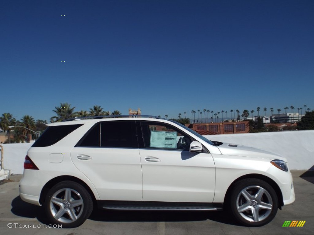 designo Diamond White Metallic 2015 Mercedes-Benz ML 250 BlueTEC 4Matic Exterior Photo #99476520