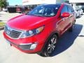 2011 Signal Red Kia Sportage EX  photo #3