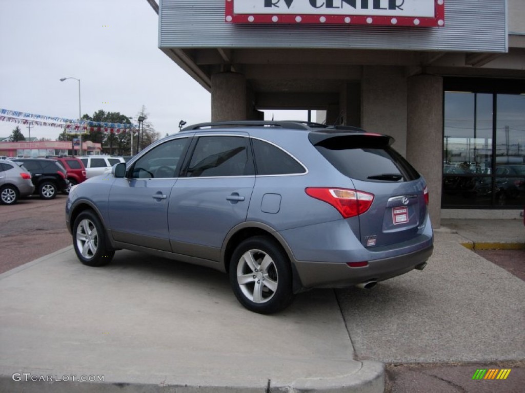 2008 Veracruz GLS AWD - Blue Titanium Metallic / Gray photo #3