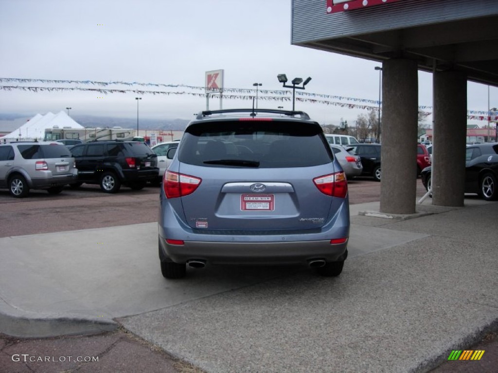 2008 Veracruz GLS AWD - Blue Titanium Metallic / Gray photo #4