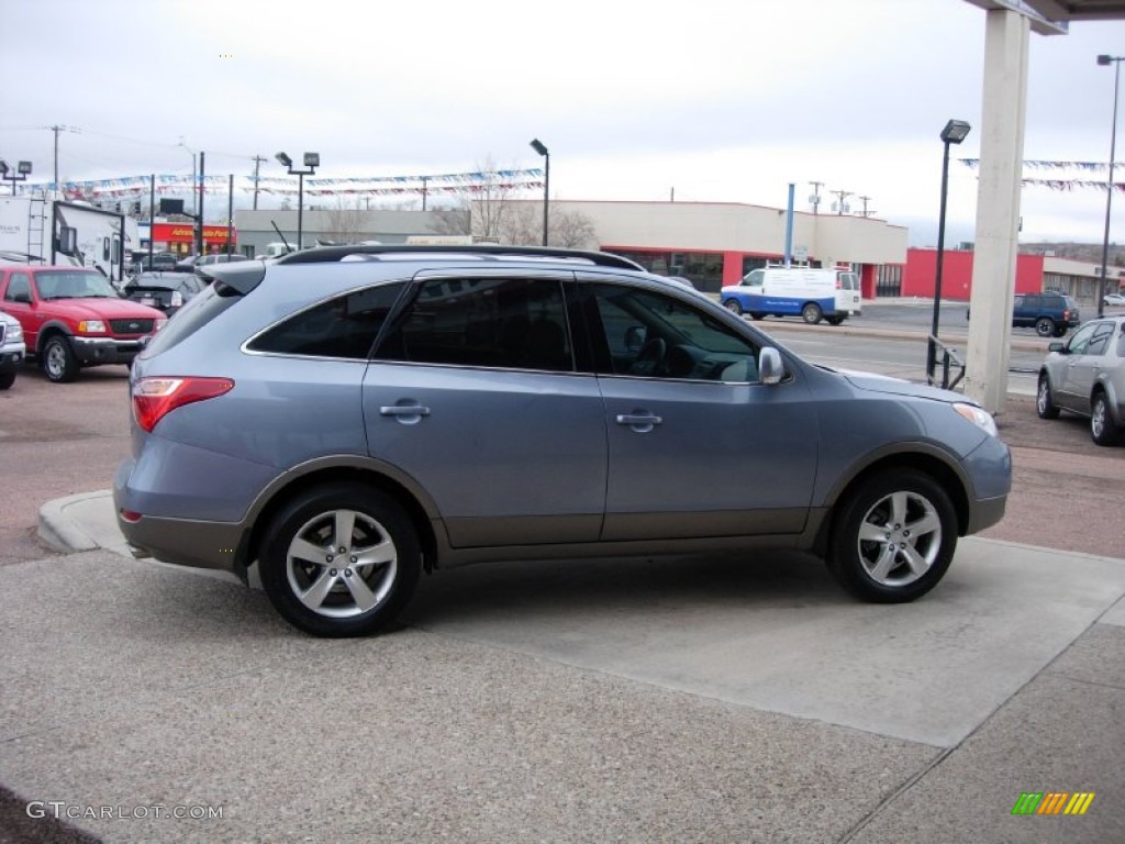 2008 Veracruz GLS AWD - Blue Titanium Metallic / Gray photo #5