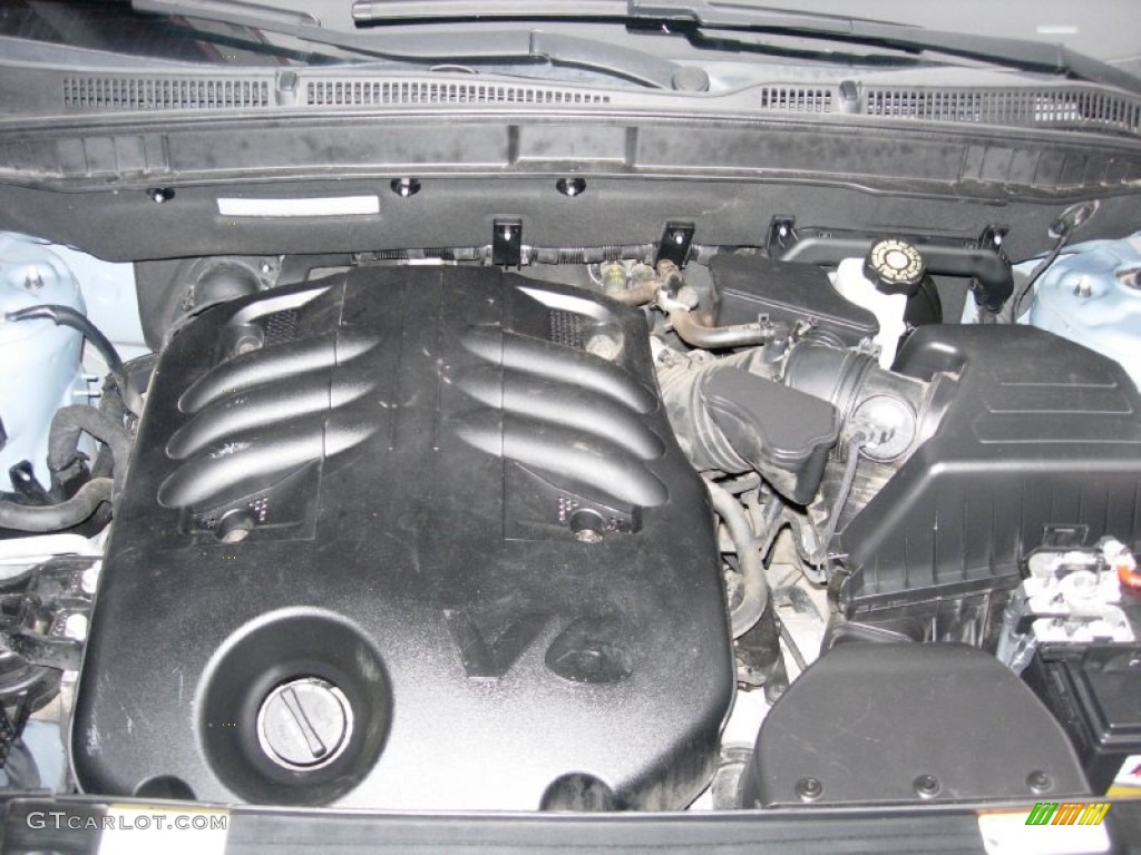 2008 Veracruz GLS AWD - Blue Titanium Metallic / Gray photo #7