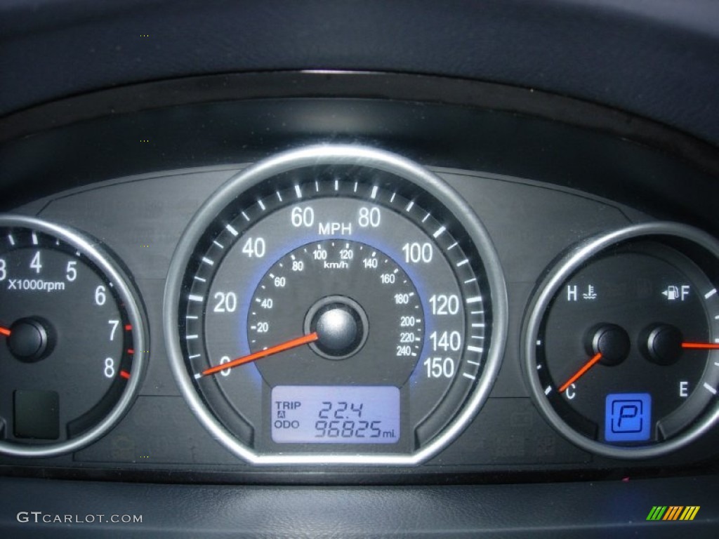 2008 Veracruz GLS AWD - Blue Titanium Metallic / Gray photo #15