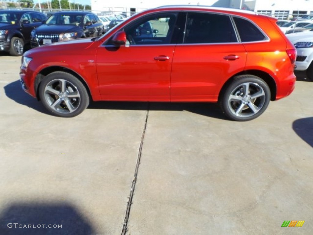 Volcano Red Metallic 2015 Audi Q5 3.0 TFSI Premium Plus quattro Exterior Photo #99480085