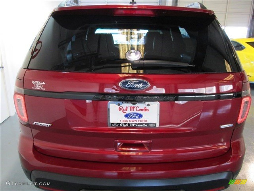 2014 Explorer Sport 4WD - Ruby Red / Sport Charcoal Black photo #5