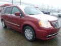 2015 Deep Cherry Red Crystal Pearl Chrysler Town & Country Touring  photo #7