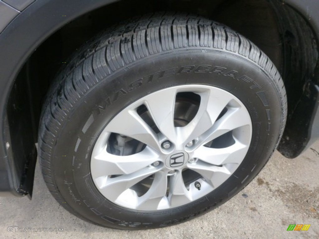 2012 CR-V EX-L 4WD - Polished Metal Metallic / Beige photo #8