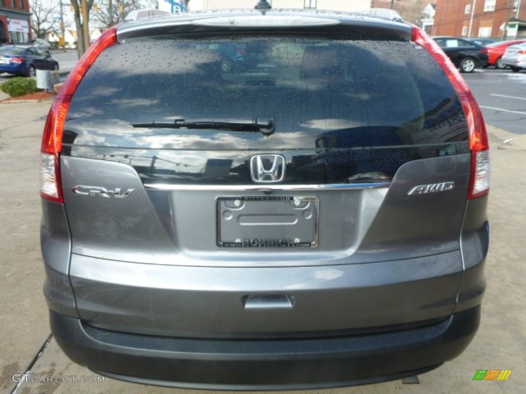 2012 CR-V EX-L 4WD - Polished Metal Metallic / Beige photo #11