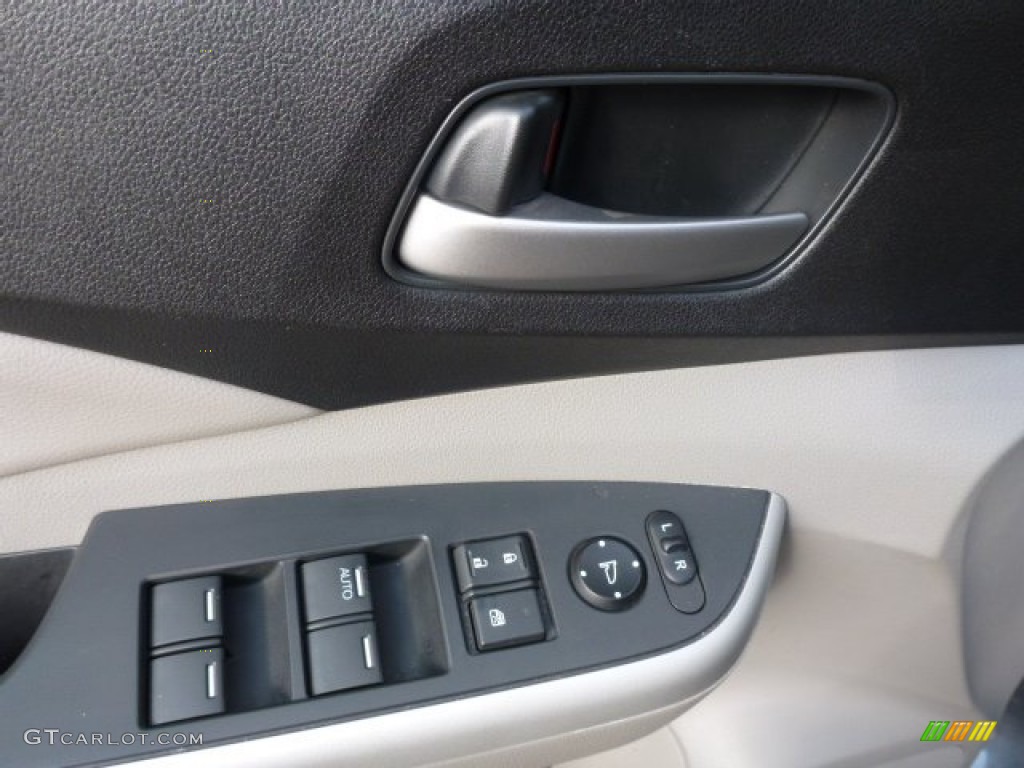 2012 CR-V EX-L 4WD - Polished Metal Metallic / Beige photo #20