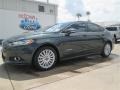 2015 Guard Metallic Ford Fusion Hybrid SE  photo #1