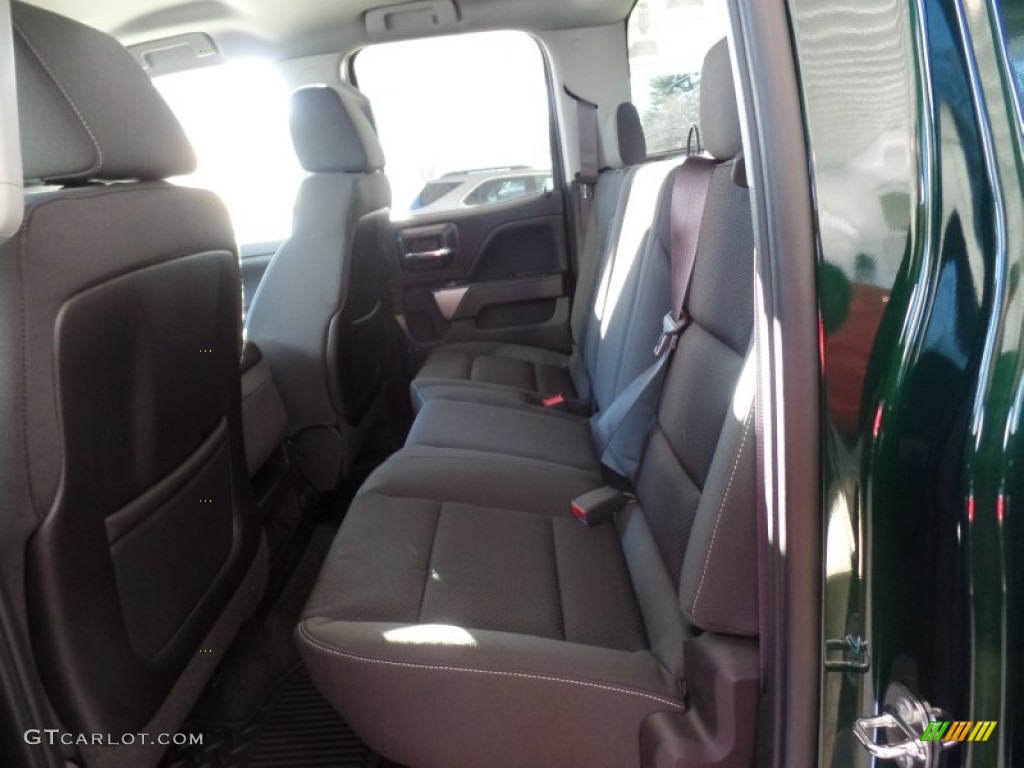 2015 Silverado 2500HD LT Double Cab 4x4 - Rainforest Green Metallic / Jet Black photo #51