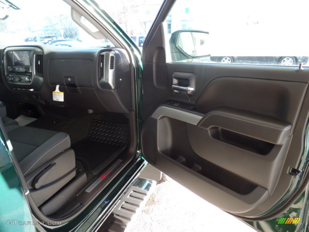 2015 Silverado 2500HD LT Double Cab 4x4 - Rainforest Green Metallic / Jet Black photo #62