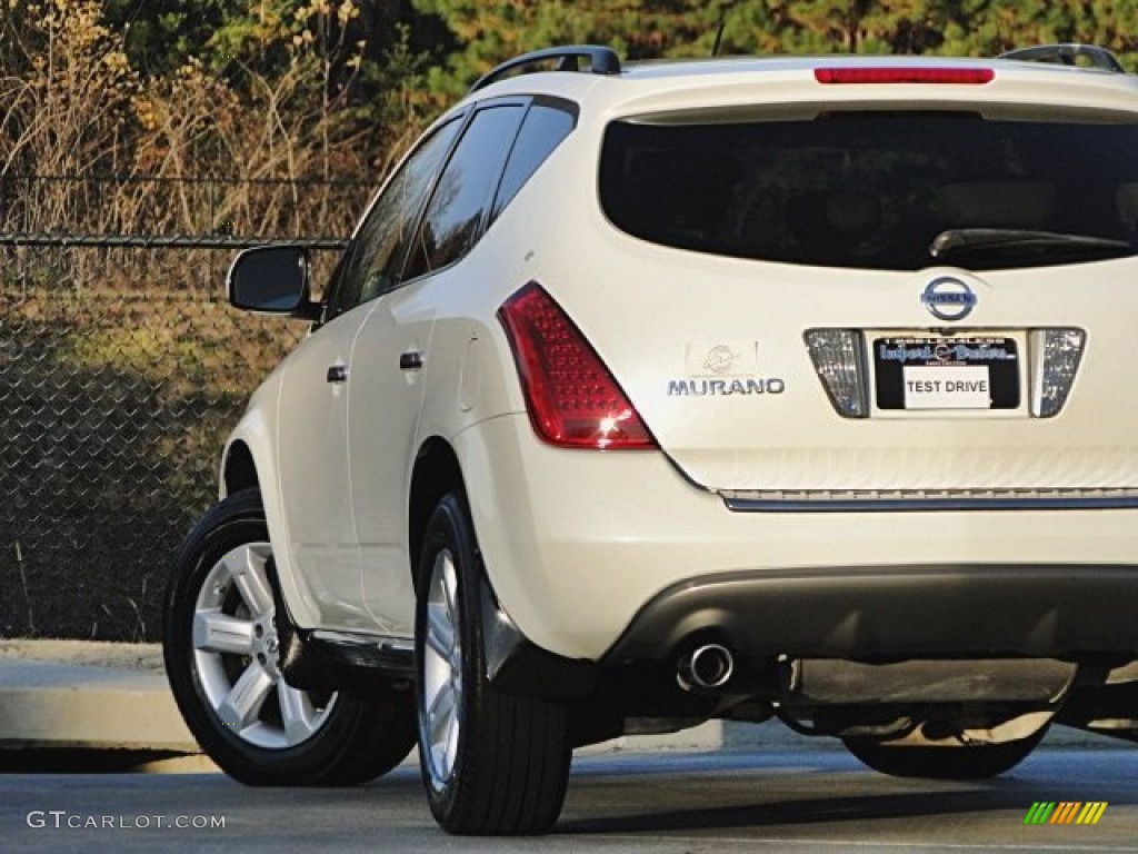 2007 Murano SL - Glacier Pearl White / Cafe Latte photo #34