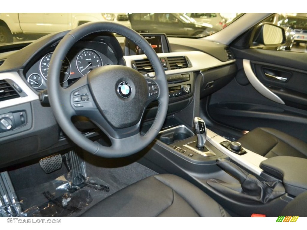 2015 3 Series 320i Sedan - Mineral Grey Metallic / Black photo #6