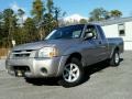 2004 Polished Pewter Metallic Nissan Frontier XE King Cab  photo #1