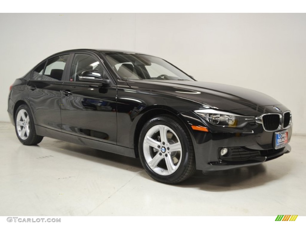 2015 3 Series 320i Sedan - Jet Black / Black photo #2