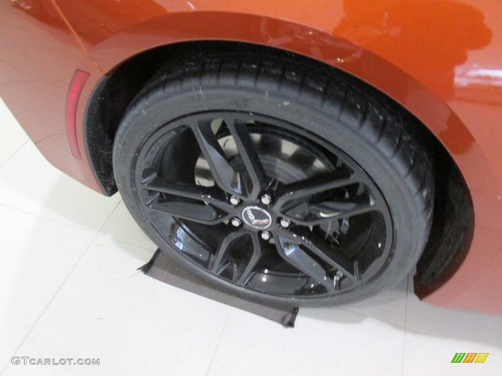 2015 Corvette Stingray Coupe Z51 - Daytona Sunrise Orange Metallic / Jet Black photo #3