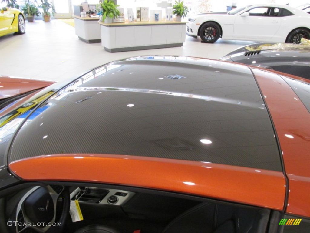 2015 Corvette Stingray Coupe Z51 - Daytona Sunrise Orange Metallic / Jet Black photo #18