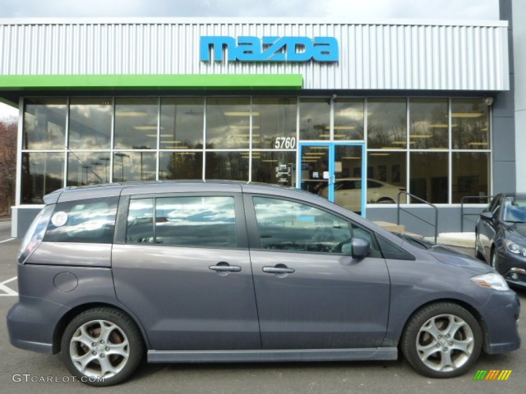 2010 MAZDA5 Touring - Galaxy Gray Mica / Black photo #1