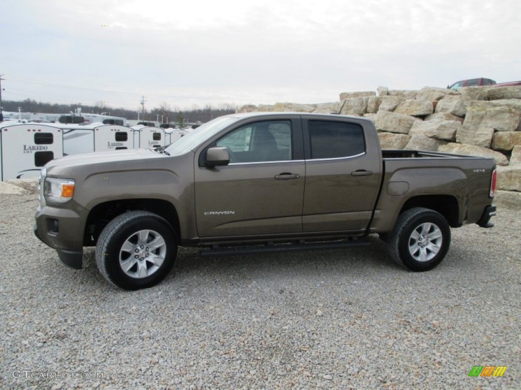 Bronze Alloy Metallic 2015 GMC Canyon SLE Crew Cab 4x4 Exterior Photo #99494517