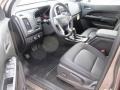 Jet Black 2015 GMC Canyon SLE Crew Cab 4x4 Interior Color