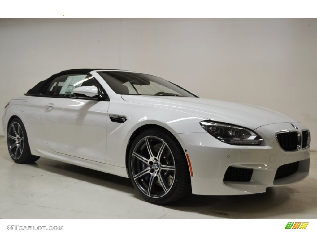 2015 M6 Convertible - Alpine White / Black photo #2